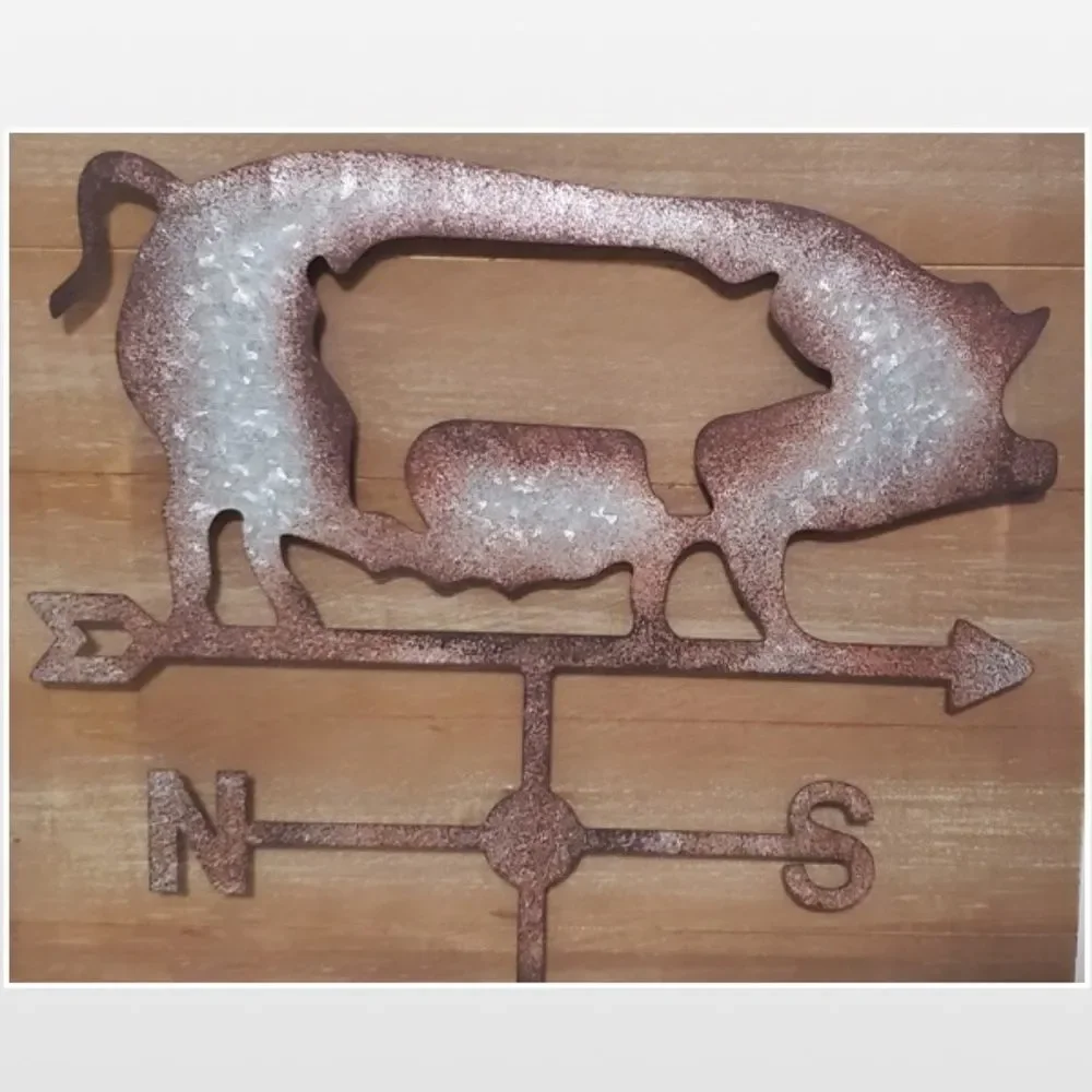 New Weathervane Pig Home Décor